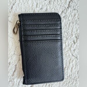 Universal Thread Black Faux Leather Cardholder Wallet